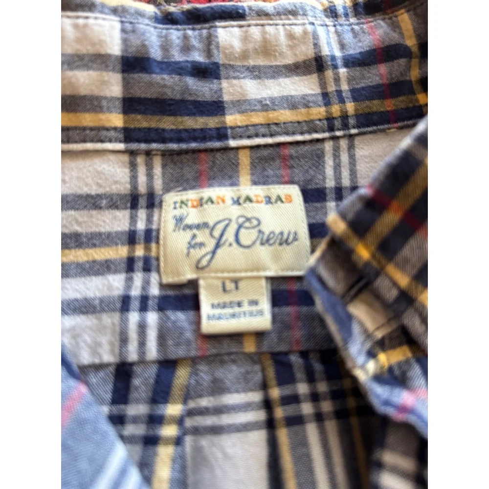Indian Madras Sewn for J. Crew size LT